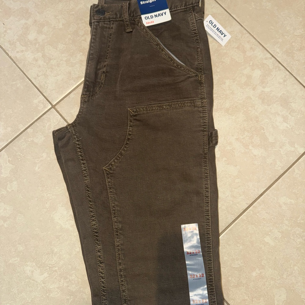 Old Navy Straight Leg Pants — Brown